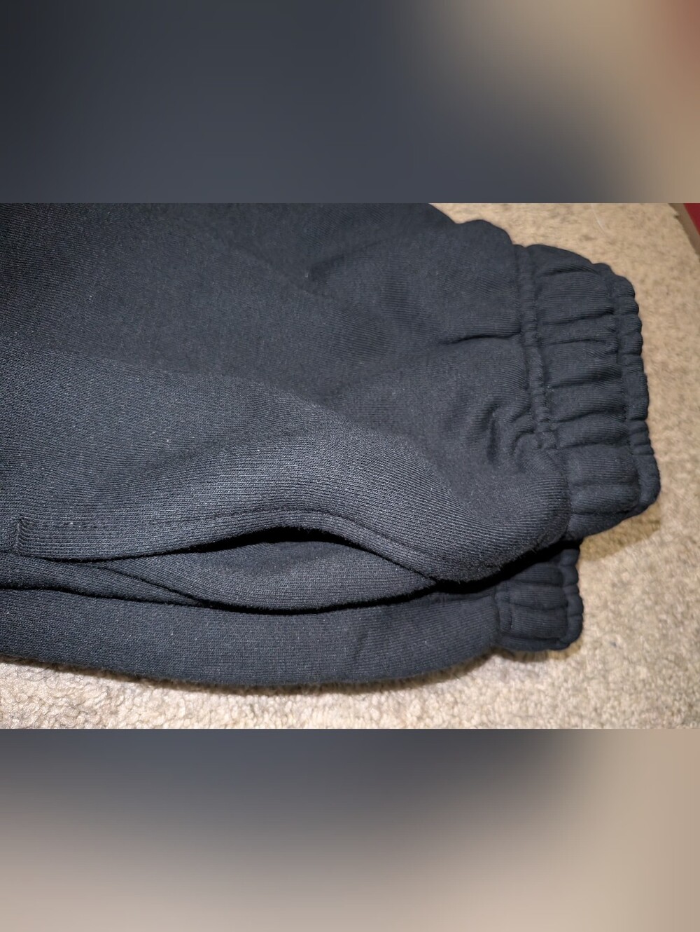 ALO Yoga Accolade Straight Leg Sweatpant NWT size large $138 Black - Picture 7 of 7